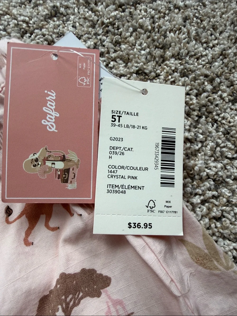 Gymboree soft pink